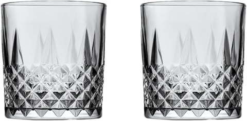 SZKLANKI DO WHISKY DRINKÓW SZKŁO IMITACJA KRYSZTAŁ 2szt 300ml SZKLANKI DO WHISKY DRINKÓW SZKŁO IMITACJA KRYSZTAŁ 2szt 300ml