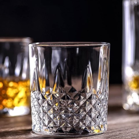 SZKLANKI DO WHISKY DRINKÓW SZKŁO IMITACJA KRYSZTAŁ 2szt 300ml SZKLANKI DO WHISKY DRINKÓW SZKŁO IMITACJA KRYSZTAŁ 2szt 300ml