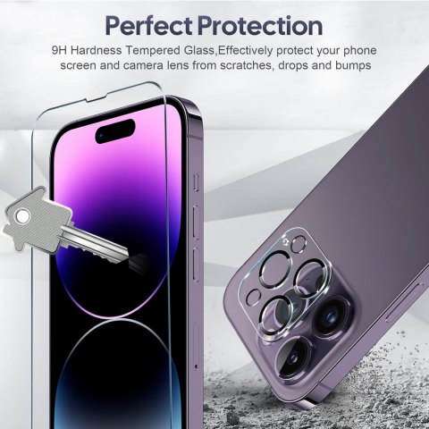 3x SZKŁO HARTOWANE 9H DO IPHONE 13 6.1 2x OBIEKTYW 3x SZKŁO HARTOWANE 9H DO IPHONE 13 6.1 2x OBIEKTYW