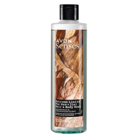 AVON ŻEL DO MYCIA CIAŁA I WŁOSÓW EXTREME LIMITS GREJPFRUT 250ML AVON ŻEL DO MYCIA CIAŁA I WŁOSÓW EXTREME LIMITS GREJPFRUT 250ML