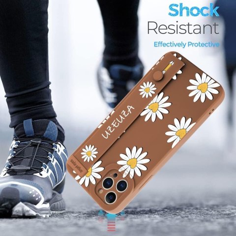 BRĄZOWE ETUI IPHONE 13 PRO MAX 6.7' KWIATY SILIKON BRĄZOWE ETUI IPHONE 13 PRO MAX 6.7' KWIATY SILIKON