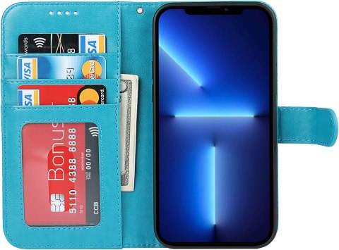 ETUI APPLE IPHONE 13 PRO NIEBIESKIE Z KLAPKĄ ETUI APPLE IPHONE 13 PRO NIEBIESKIE Z KLAPKĄ