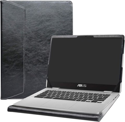 ETUI CZARNE Z KLAPKĄ 14" ASUS CHROMEBOOK C423NA/ACER SWIFT 3 14" EKOSKÓRA ETUI CZARNE Z KLAPKĄ 14" ASUS CHROMEBOOK C423NA/ACER SWIFT 3 14" EKOSKÓRA