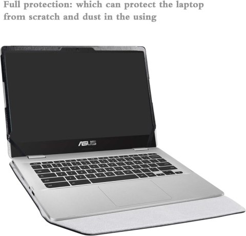 ETUI CZARNE Z KLAPKĄ 14" ASUS CHROMEBOOK C423NA/ACER SWIFT 3 14" EKOSKÓRA ETUI CZARNE Z KLAPKĄ 14" ASUS CHROMEBOOK C423NA/ACER SWIFT 3 14" EKOSKÓRA