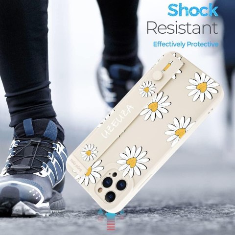 ETUI IPHONE 12 PRO 6.1' KWIATY UCHWYT BIAŁY ETUI IPHONE 12 PRO 6.1' KWIATY UCHWYT BIAŁY