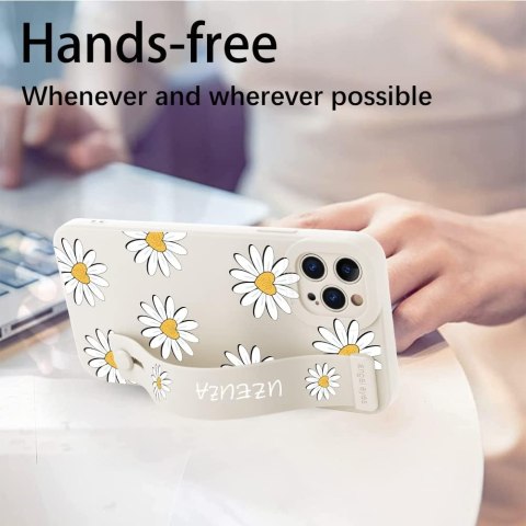 ETUI IPHONE 12 PRO 6.1' KWIATY UCHWYT BIAŁY ETUI IPHONE 12 PRO 6.1' KWIATY UCHWYT BIAŁY