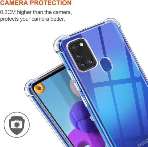 ETUI SAMSUNG GALAXY A21S 2X SZKŁO HARTOWANE OCHRONNE