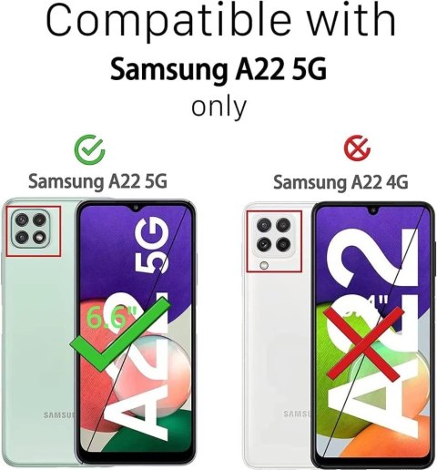 ETUI SAMSUNG GALAXY A22 5G PRZEŹROCZYSTE ETUI SAMSUNG GALAXY A22 5G PRZEŹROCZYSTE