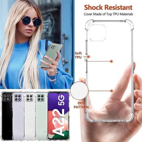 ETUI SAMSUNG GALAXY A22 5G PRZEŹROCZYSTE ETUI SAMSUNG GALAXY A22 5G PRZEŹROCZYSTE