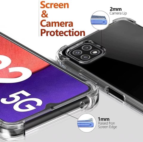 ETUI SAMSUNG GALAXY A22 5G PRZEŹROCZYSTE ETUI SAMSUNG GALAXY A22 5G PRZEŹROCZYSTE