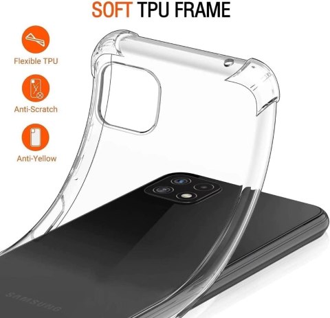 ETUI SAMSUNG GALAXY A22 5G PRZEŹROCZYSTE ETUI SAMSUNG GALAXY A22 5G PRZEŹROCZYSTE