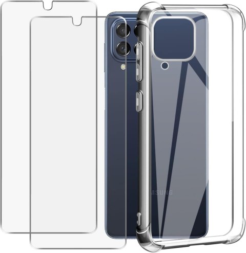 ETUI SAMSUNG GALAXY M53 5G PRZEZROCZYSTY +2xSZKŁO ETUI SAMSUNG GALAXY M53 5G PRZEZROCZYSTY +2xSZKŁO
