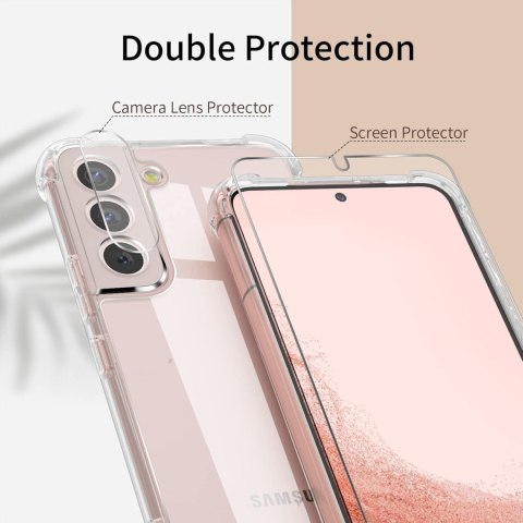 ETUI SILIKONOWE SAMSUNG GALAXY S22 +2x SZKŁO HARTOWANE OCHRONA APARATU ETUI SILIKONOWE SAMSUNG GALAXY S22 +2x SZKŁO HARTOWANE OCHRONA APARATU