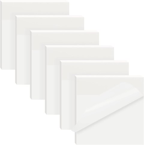 KARTECZKI SAMOPRZYLEPNE PRZEZROCZYSTE 75x75mm x300 KARTECZKI SAMOPRZYLEPNE PRZEZROCZYSTE 75x75mm x300