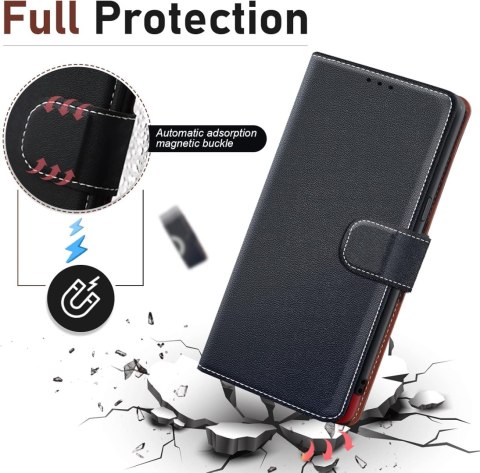 WYGODNE ZAMYKANE ETUI CZARNE IPHONE X/XS 6.5' WYGODNE ZAMYKANE ETUI CZARNE IPHONE X/XS 6.5'