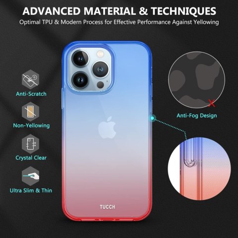 ZESTAW ETUI +SZKŁO HARTOWANE APPLE IPHONE 13 PRO CASE OMBRE MOCNE A2482