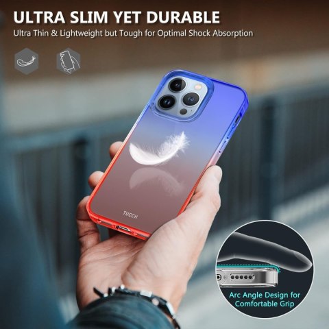 ZESTAW ETUI +SZKŁO HARTOWANE APPLE IPHONE 13 PRO CASE OMBRE MOCNE A2482