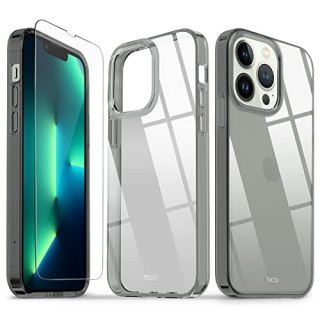 ZESTAW ETUI +SZKŁO HARTOWANE APPLE IPHONE 13 PRO DYMIONE MOCNE A2482
