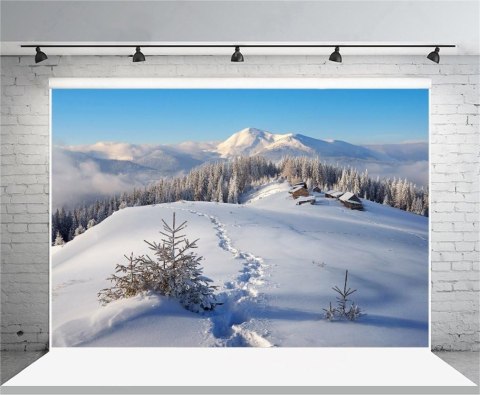 ZIMA GÓRY KRAJOBRAZ ŚNIEG TŁO FOTOGRAFIA 150X100CM ZIMA GÓRY KRAJOBRAZ ŚNIEG TŁO FOTOGRAFIA 150X100CM