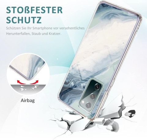 2szt CASE ETUI SAMSUNG GALAXY S20 FE MARMURKOWE 2szt CASE ETUI SAMSUNG GALAXY S20 FE MARMURKOWE