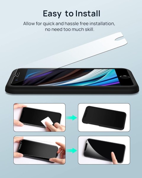 3x SZKŁO HARTOWANE 9H iPhone SE 2020, iPhone 7/8 3x SZKŁO HARTOWANE 9H iPhone SE 2020, iPhone 7/8