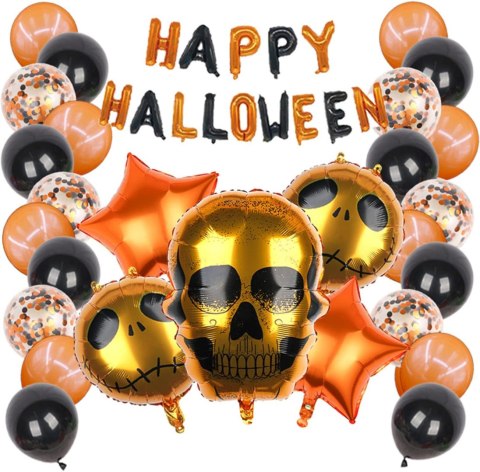 BALONY HALLOWEEN DEKORACJA DUŻY ZESTAW 28 SZTUK BALONY HALLOWEEN DEKORACJA DUŻY ZESTAW 28 SZTUK