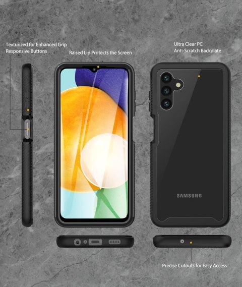 CZARNE ETUI SAMSUNG GALAXY A13 5G OCHRONA PRZÓD CZARNE ETUI SAMSUNG GALAXY A13 5G OCHRONA PRZÓD