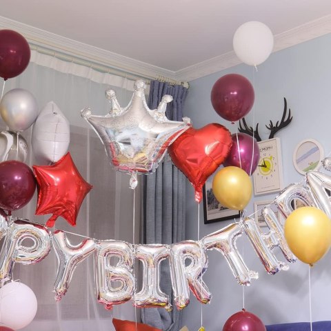 DUŻY ZESTAW URODZINOWY BALONY HAPPY BIRTHDAY DUŻY ZESTAW URODZINOWY BALONY HAPPY BIRTHDAY