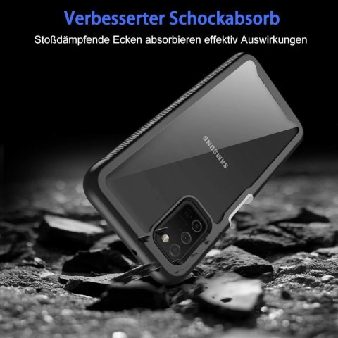 ETUI CZARNE SAMSUNG GALAXY A03S SZKŁO EKRAN