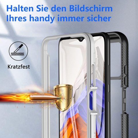 ETUI CZARNE SAMSUNG GALAXY A03S SZKŁO EKRAN