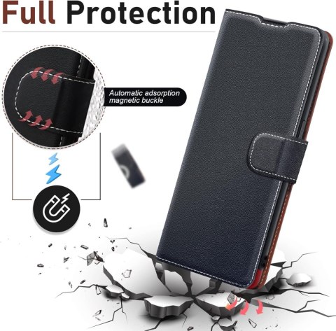 ETUI CZARNE ZAMYKANE IPHONE 13 6.1' ETUI CZARNE ZAMYKANE IPHONE 13 6.1'