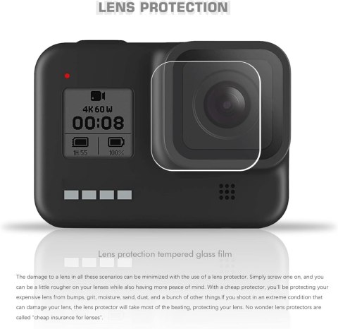 ETUI GoPro HERO 8 SILIKONOWE CZERWONE 3X SZKŁO ETUI GoPro HERO 8 SILIKONOWE CZERWONE 3X SZKŁO
