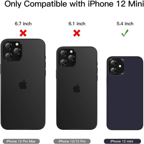 ETUI IPHONE 12 MINI 5.4' GRANATOWE SILIKONOWE ETUI IPHONE 12 MINI 5.4' GRANATOWE SILIKONOWE
