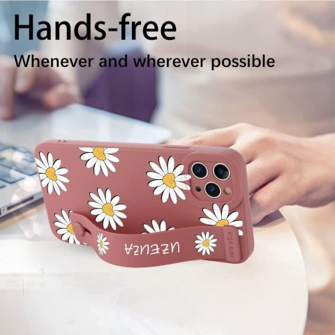 ETUI IPHONE 12 PRO 6.1' SILIKONOWY KWIATY UCHWYT ETUI IPHONE 12 PRO 6.1' SILIKONOWY KWIATY UCHWYT