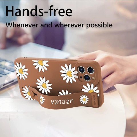 ETUI IPHONE 12 PRO MAX 6.7' BRĄZ KWIATY SILIKON ETUI IPHONE 12 PRO MAX 6.7' BRĄZ KWIATY SILIKON