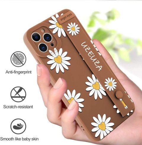 ETUI IPHONE 12 PRO MAX 6.7' BRĄZ KWIATY SILIKON ETUI IPHONE 12 PRO MAX 6.7' BRĄZ KWIATY SILIKON