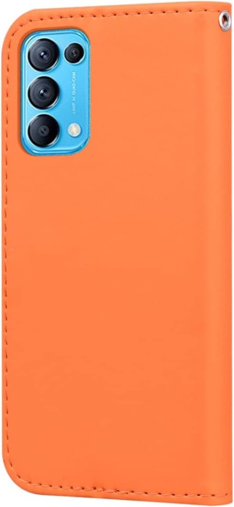 ETUI OPPO FIND X3 LITE 5G ZAMYKANE POMARAŃCZOWE Z KLAPKĄ ŻABKA ETUI OPPO FIND X3 LITE 5G ZAMYKANE POMARAŃCZOWE Z KLAPKĄ ŻABKA