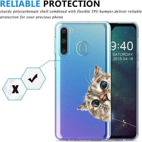 ETUI SAMSUNG GALAXY S21 PRZEZROCZYSTY GŁOWA KOTA ETUI SAMSUNG GALAXY S21 PRZEZROCZYSTY GŁOWA KOTA