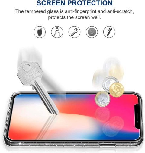 ETUI SILIKONOWE IPHONE XS/X 5.8' SZKŁO HARTOWANE ETUI SILIKONOWE IPHONE XS/X 5.8' SZKŁO HARTOWANE