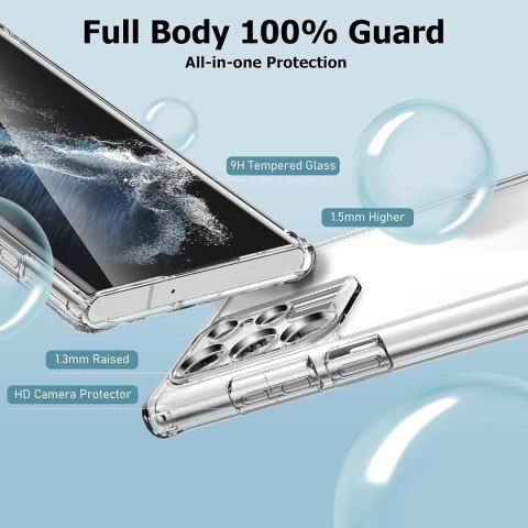 ETUI + SZKŁO HARTOWANE SAMSUNG GALAXY S22 ULTRA ETUI + SZKŁO HARTOWANE SAMSUNG GALAXY S22 ULTRA