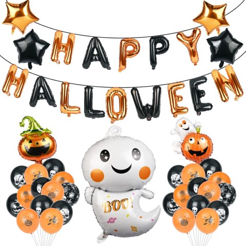 FOLIOWE BALONY HALLOWEEN DUŻY ZESTAW DEKORACJI FOLIOWE BALONY HALLOWEEN DUŻY ZESTAW DEKORACJI