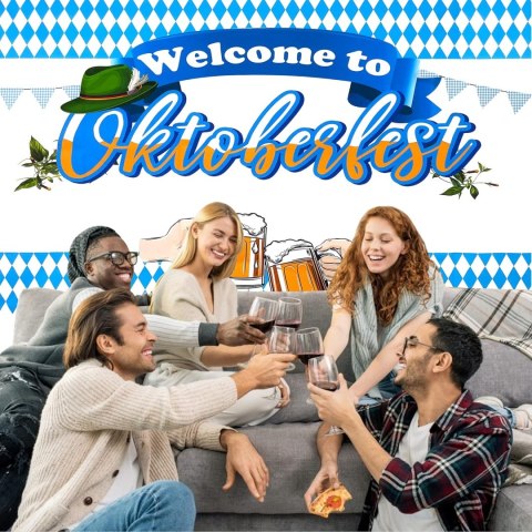 GIRLANDA DEKORACJA FESTIWAL OKTOBERFEST TŁO DUŻE 180x110 cm GIRLANDA DEKORACJA FESTIWAL OKTOBERFEST TŁO DUŻE 180x110 cm