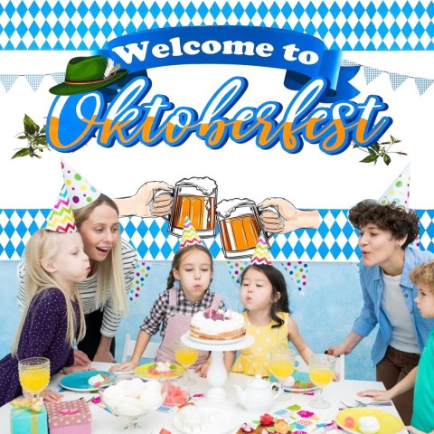 GIRLANDA DEKORACJA FESTIWAL OKTOBERFEST TŁO DUŻE 180x110 cm GIRLANDA DEKORACJA FESTIWAL OKTOBERFEST TŁO DUŻE 180x110 cm