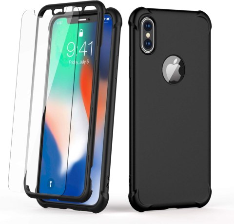 PLECKI ETUI SZKŁO IPHONE XS MAX 6,5' CZARNY PLECKI ETUI SZKŁO IPHONE XS MAX 6,5' CZARNY