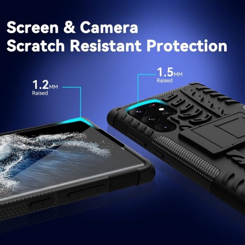 SZKŁO EKRAN ETUI SAMSUNG GALAXY S22 ULTRA CZARNE SZKŁO EKRAN ETUI SAMSUNG GALAXY S22 ULTRA CZARNE