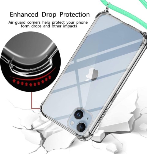 ZESTAW APPLE IPHONE 14 Plus ETUI + SZKŁO HARTOWANE + SMYCZ + RYSIK ZIELONY ZESTAW APPLE IPHONE 14 Plus ETUI + SZKŁO HARTOWANE + SMYCZ + RYSIK ZIELONY