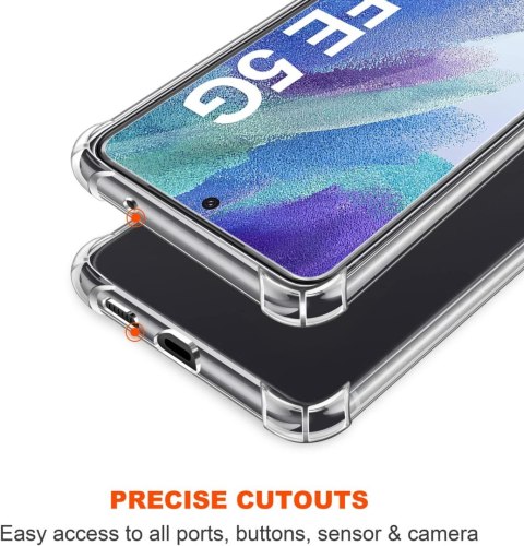 ZESTAW ETUI SAMSUNG GALAXY S21 FE 5G SILIKONOWE +3x SZKŁO HARTOWANE SM-G990B ZESTAW ETUI SAMSUNG GALAXY S21 FE 5G SILIKONOWE +3x SZKŁO HARTOWANE SM-G990B