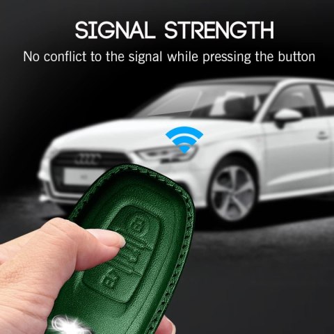 ZIELONE ETUI NA KLUCZYKI SKÓRA AUDI A4 A5 Q5 TT S4 ZIELONE ETUI NA KLUCZYKI SKÓRA AUDI A4 A5 Q5 TT S4