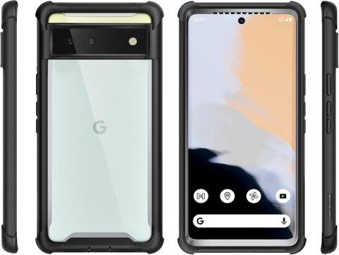 ETUI CZARNE PRZEŹROCZYSTE SILIKONOWE GOOGLE PIXEL 6 ETUI CZARNE PRZEŹROCZYSTE SILIKONOWE GOOGLE PIXEL 6