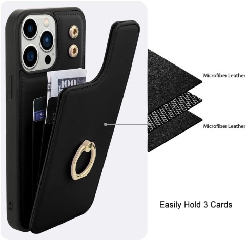 ETUI IPHONE 13 PRO MAX 6.7 5G CZARNY PORTFEL ETUI IPHONE 13 PRO MAX 6.7 5G CZARNY PORTFEL